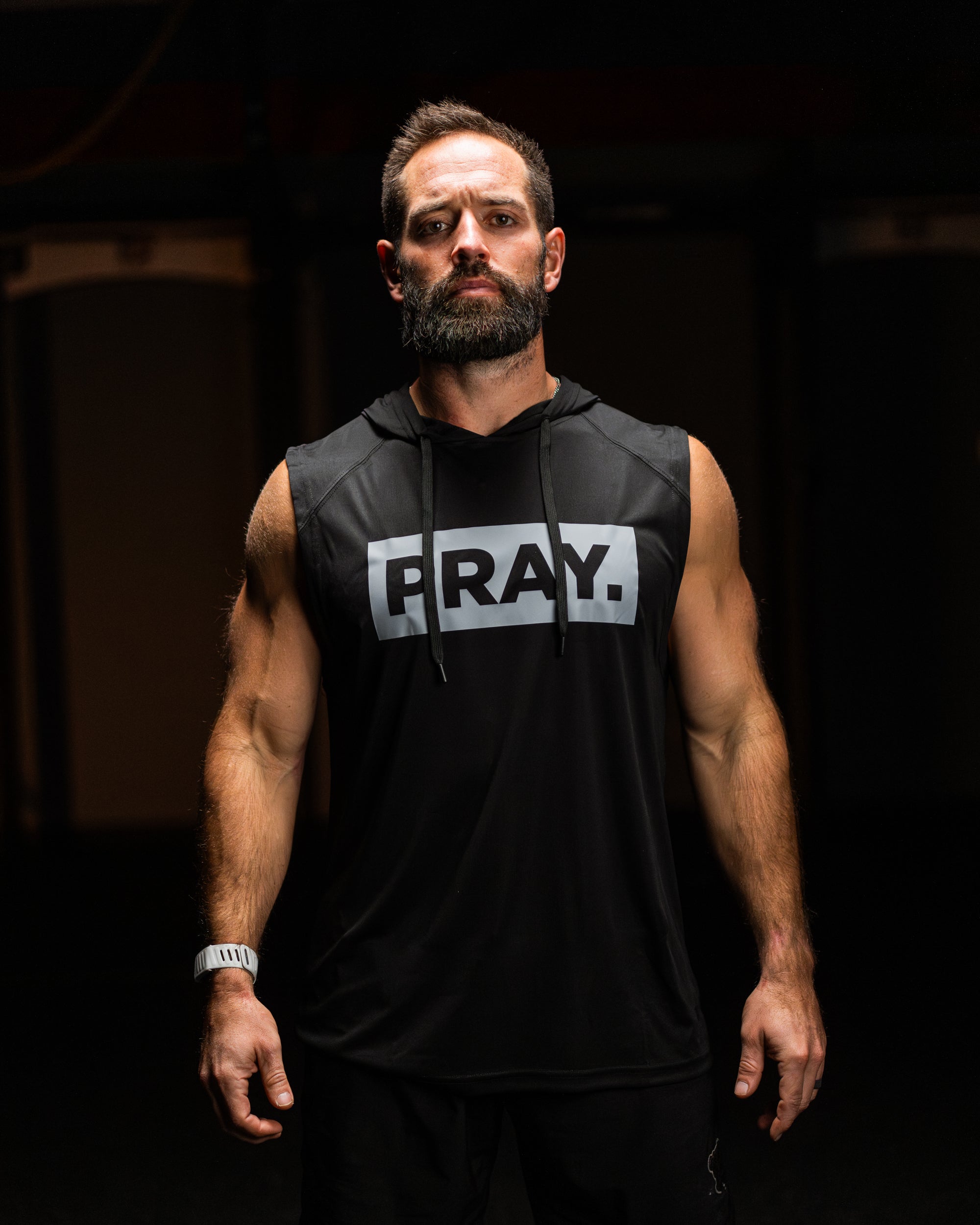 PRAY. Cutoff Hoodie