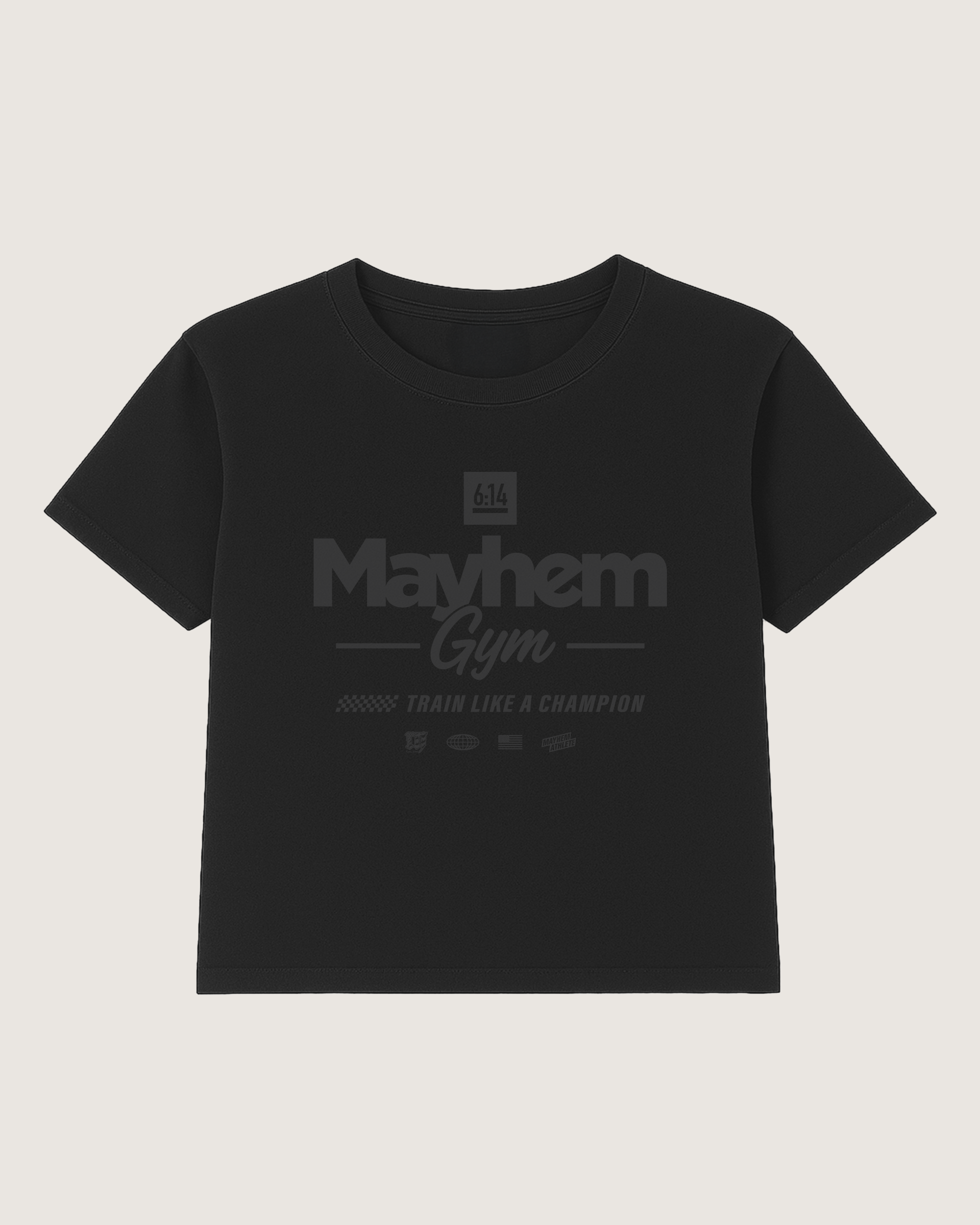 Women's Crop 6:14 Mayhem Gym