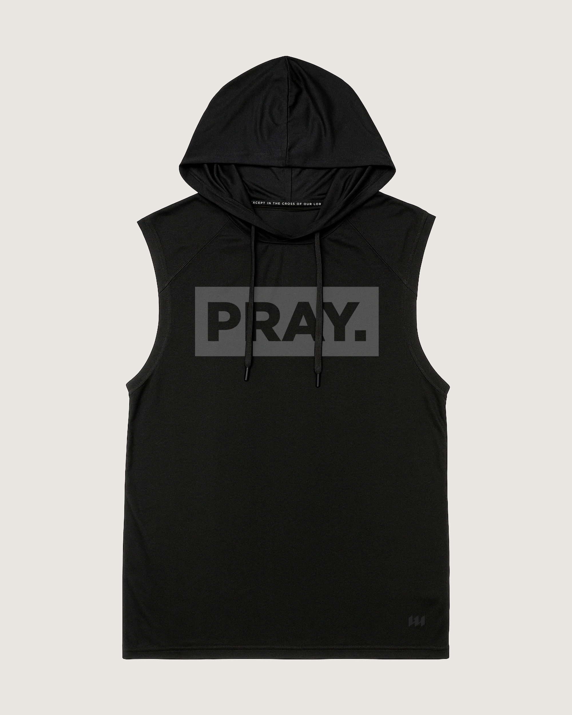 PRAY. Cutoff Hoodie
