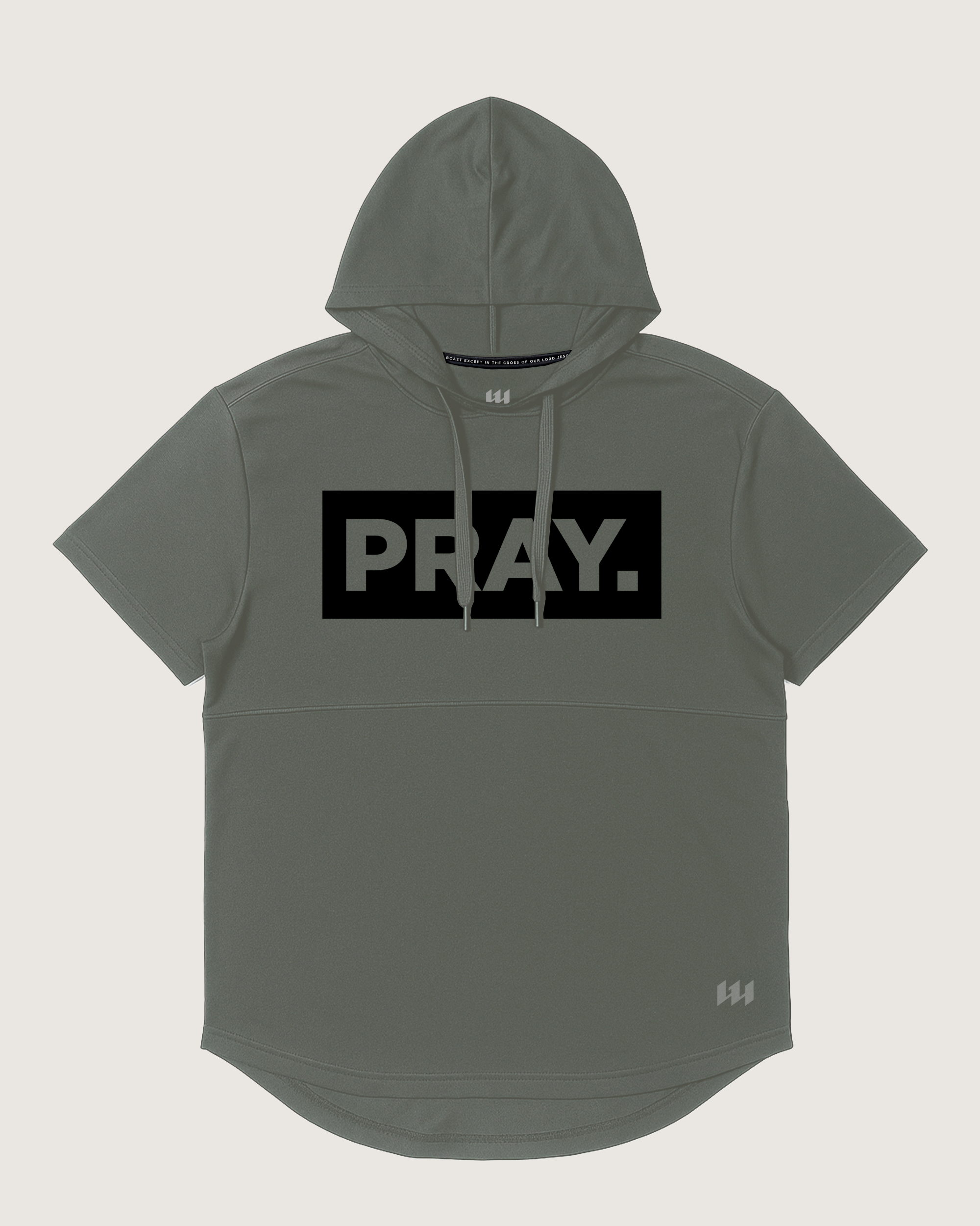 PRAY. Short Sleeve Hoodie
