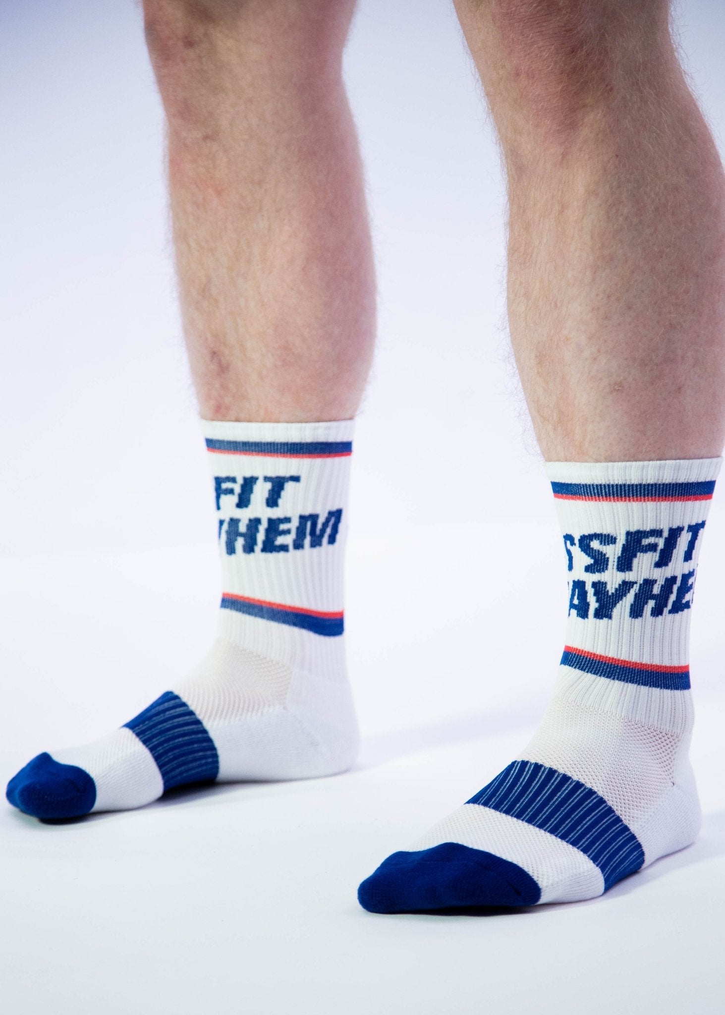 Mayhem Athlete Crew Socks: RWB - MAYHEM NATION