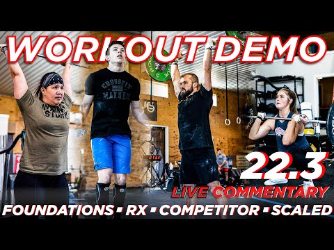 12TH RANKED CROSSFIT OPEN ATHLETE vs 22.3 // *All Fitness Levels* Demo & Commentary - MAYHEM NATION