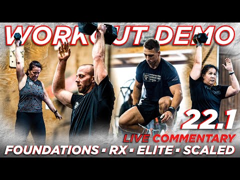 22.1 WORLD RECORD?! // CrossFit Open LIVE Demo & Commentary *ALL FITNESS LEVELS* - MAYHEM NATION