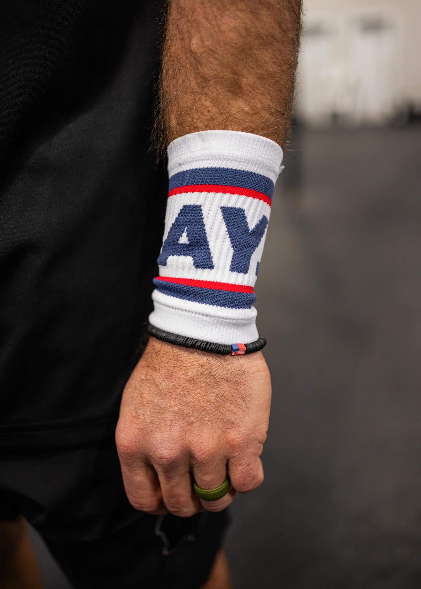 PRAY Wristbands: Red, White, Blue