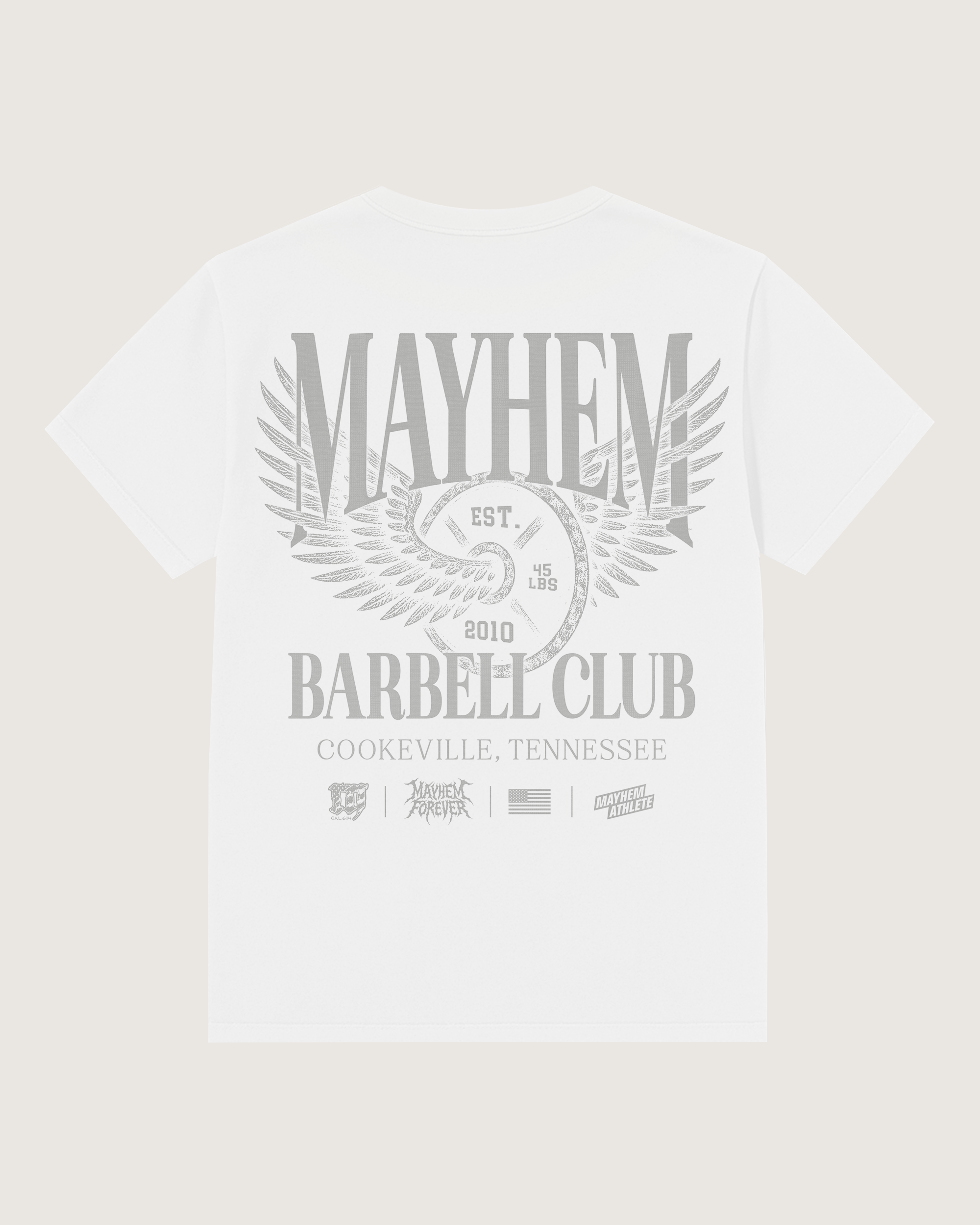 Mayhem Barbell Club Wings T-Shirt