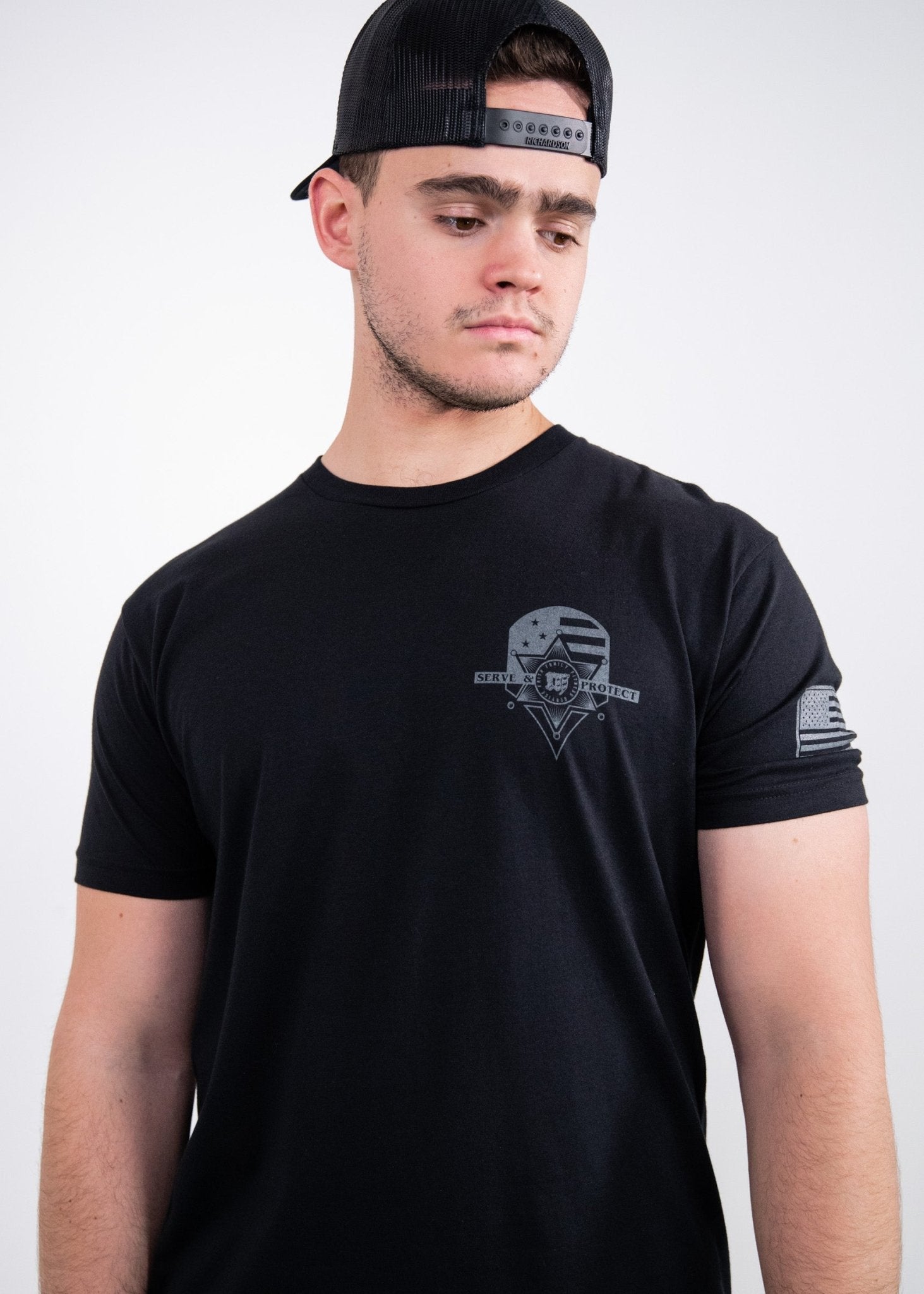 First Responder Police 3.0 T-Shirt: Blackout - MAYHEM NATION