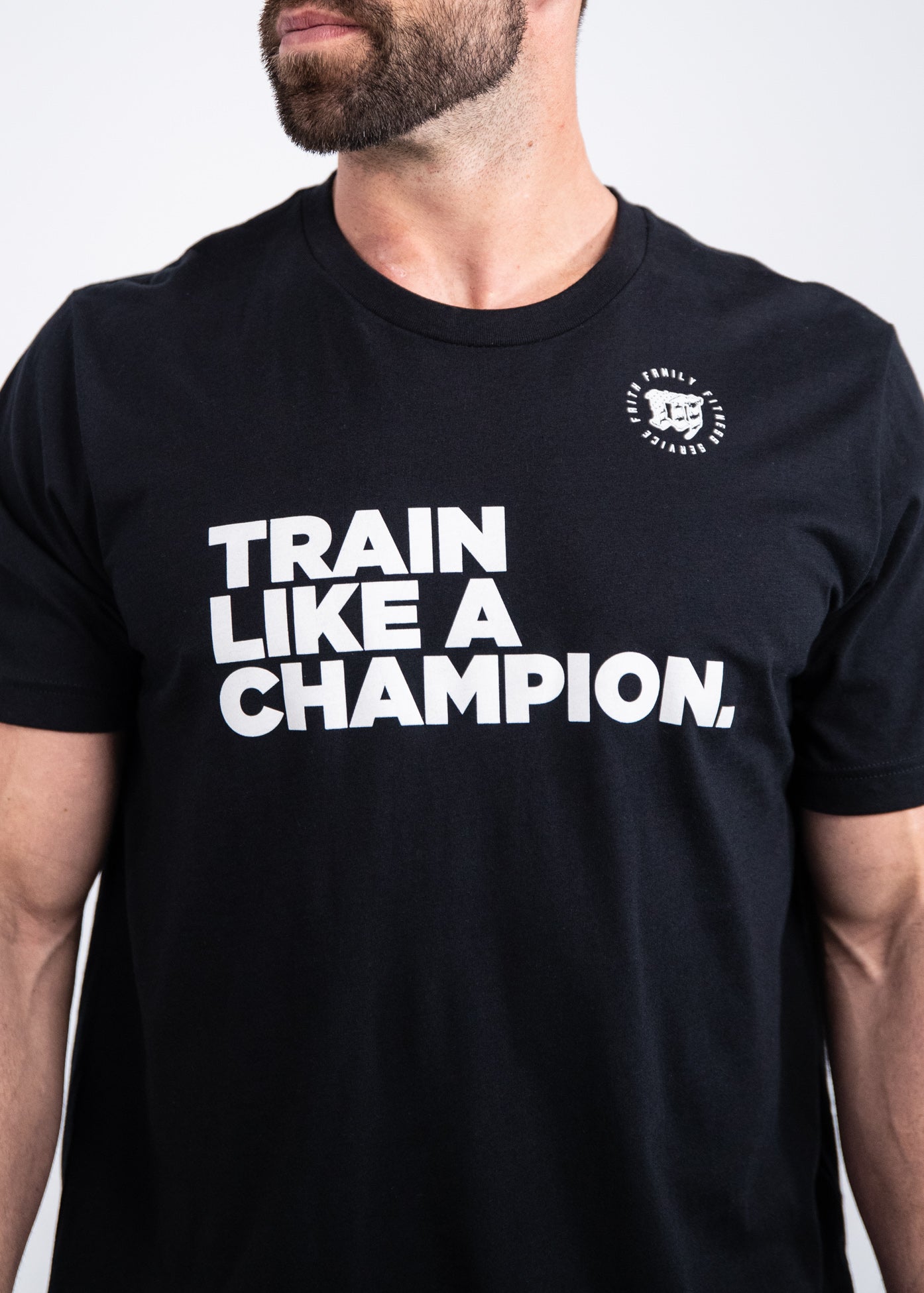 Train Like a Champion 2.0 T-Shirt: Black
