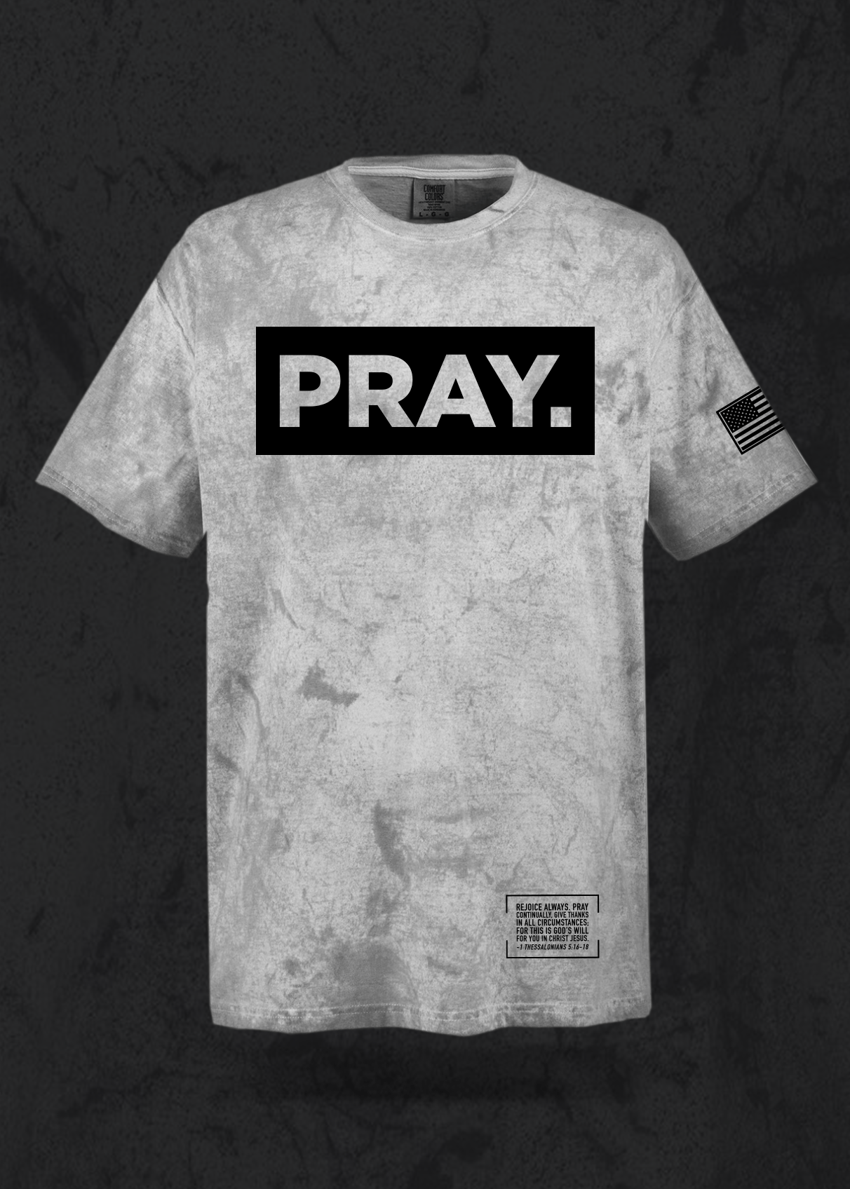 PRAY. T-Shirt (SMOKE) – MAYHEM NATION