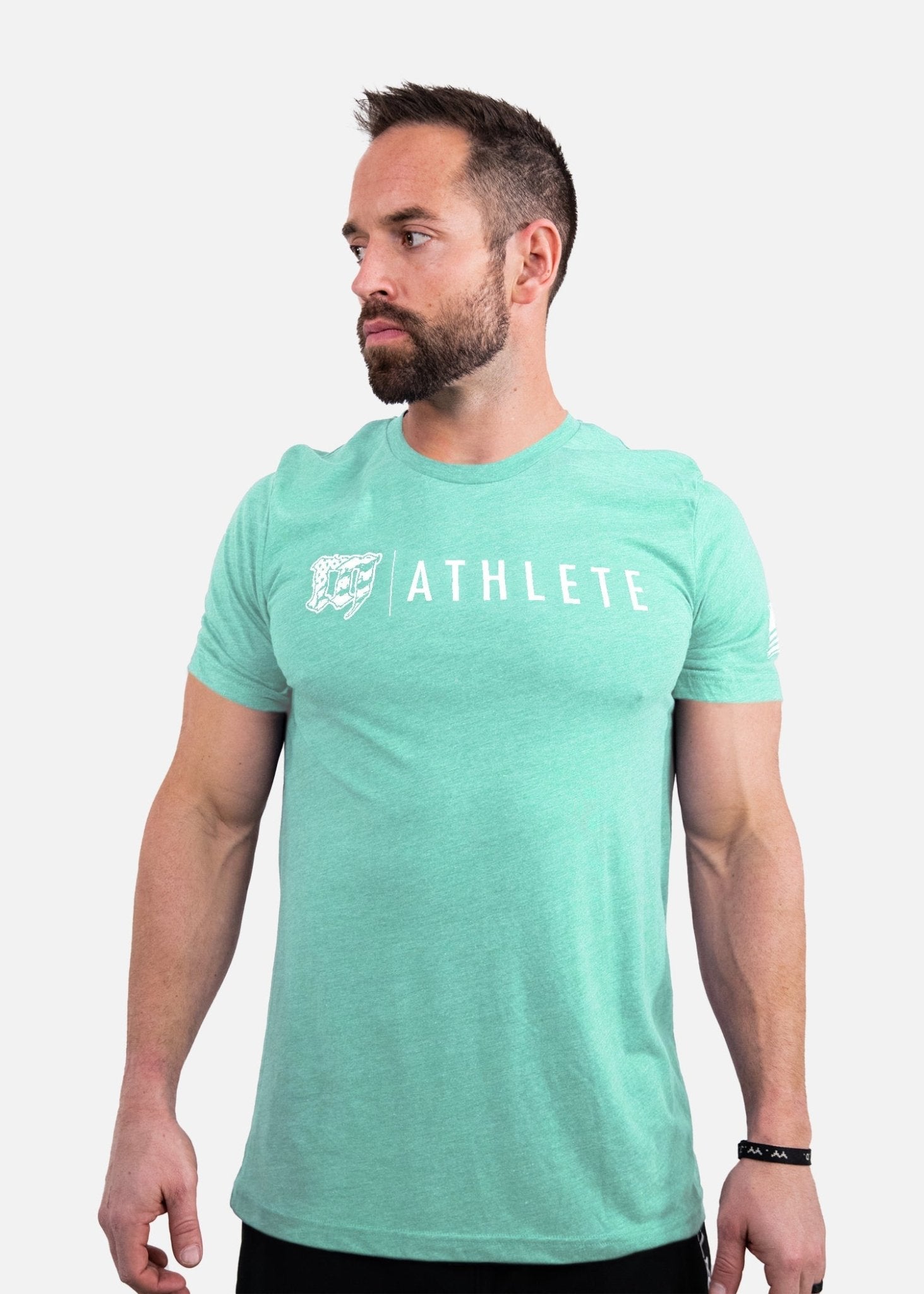 Mayhem Athlete T-Shirt - Bright Blue / White